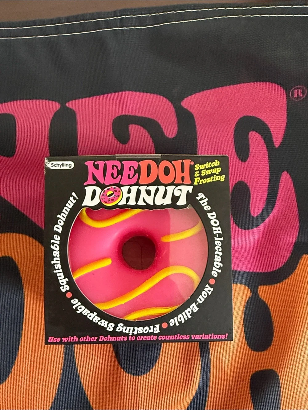 Needoh Dohnut Pink with yellow icing